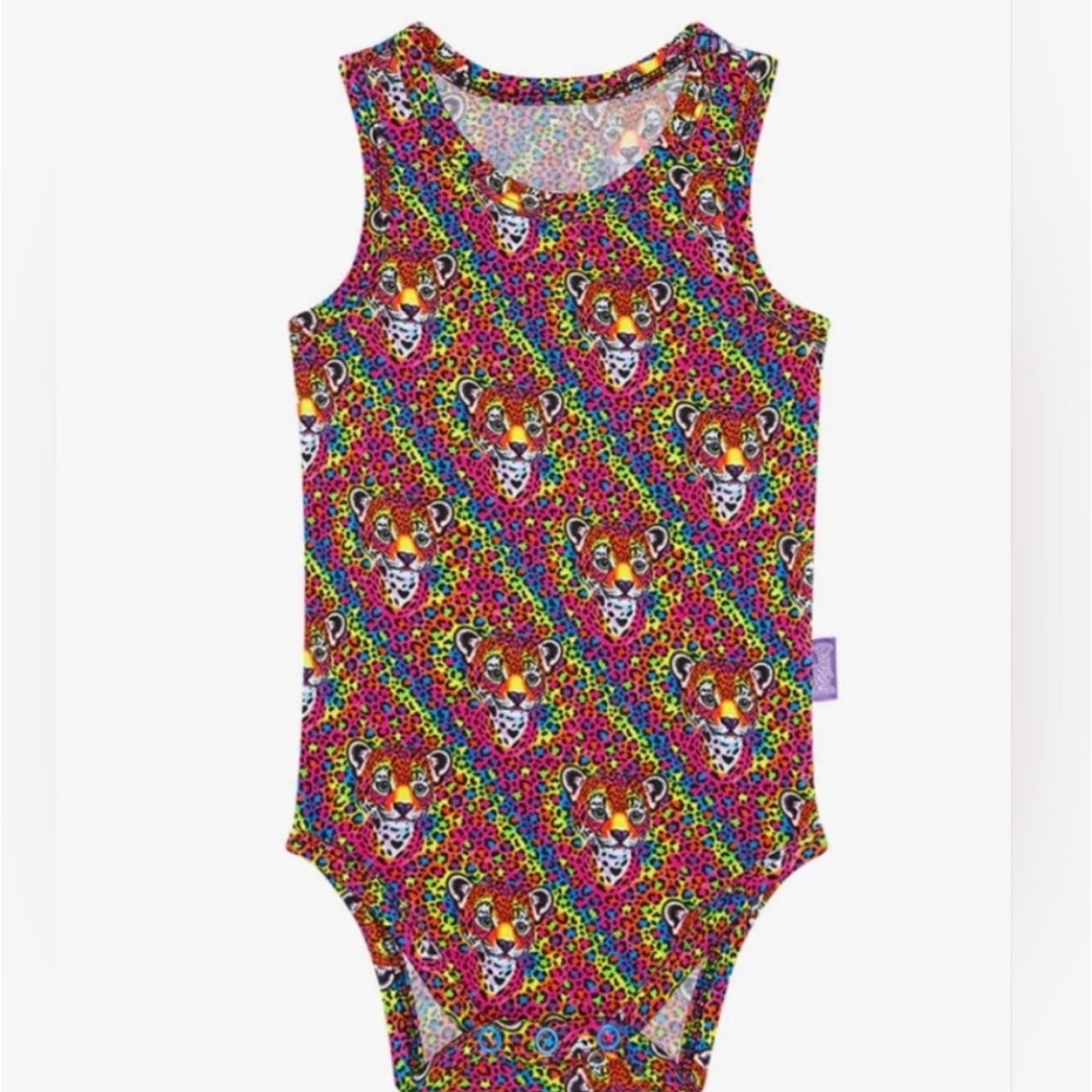 NWT Posh Peanut Lisa Frank Hunter Racerback Basic Bodysuit 6-12 months